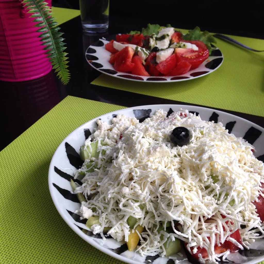 Bulgarian Shopska Salad