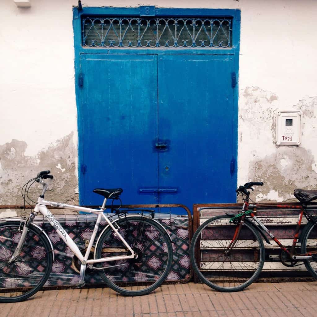 Bikes and Blue in Essaouira