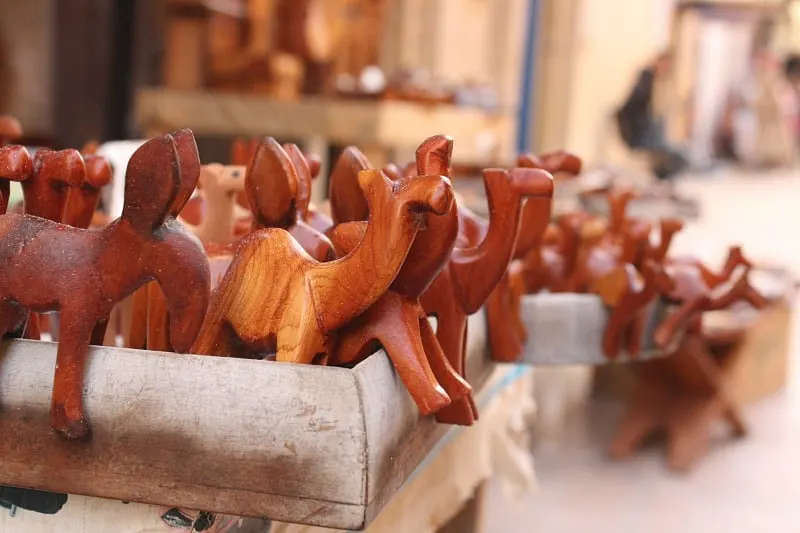 Wooden Camels Essaouira