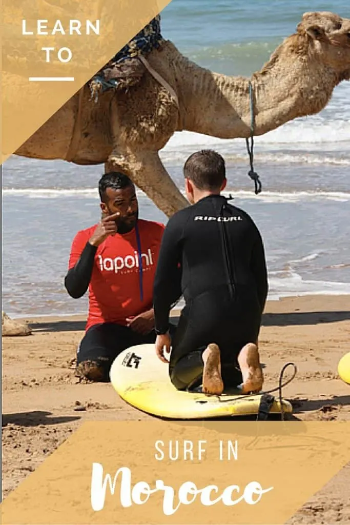 Learning how to Surf in Morocco at Paradis Plage