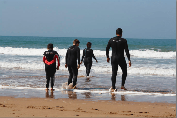 Moroccan Atlantic Ocean Surfing