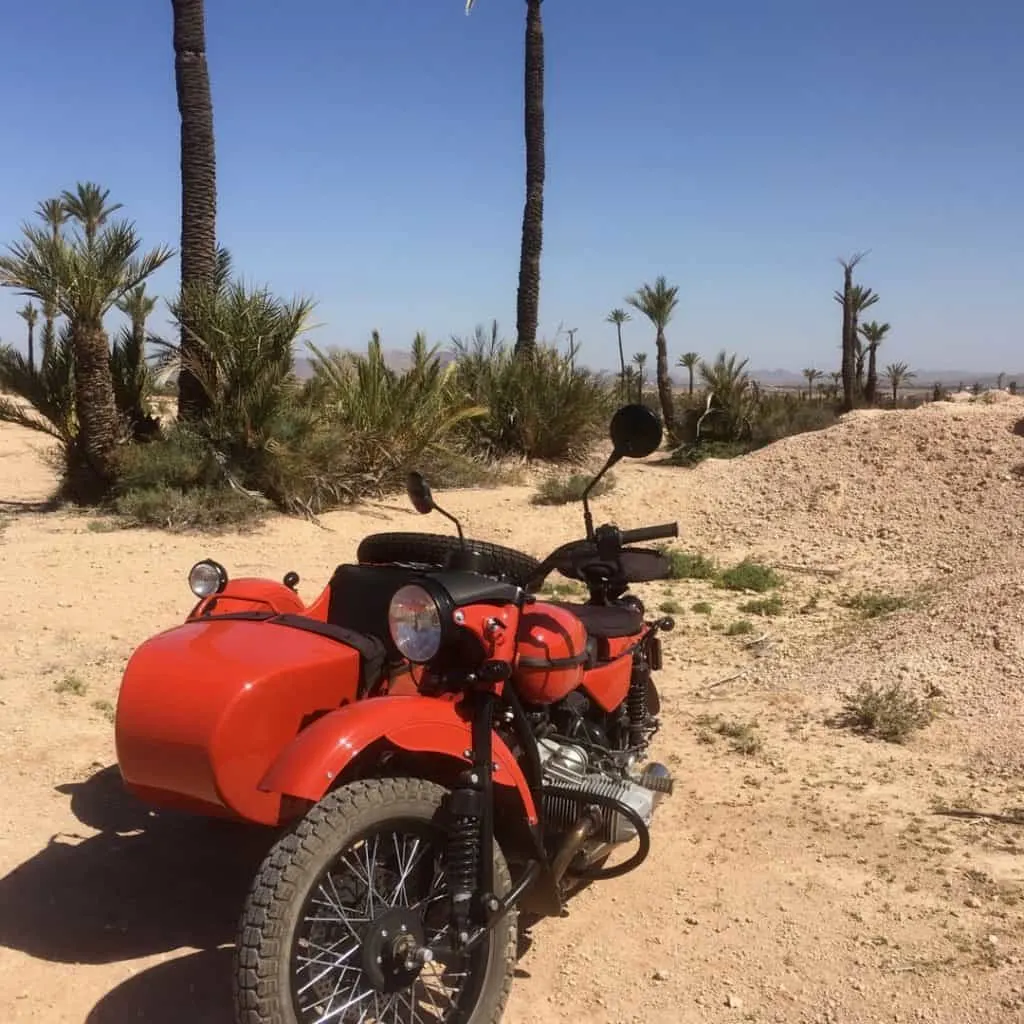 WWII Sidecar Motorcycle Ride in Marrakech