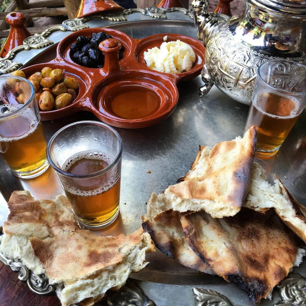 Tafernout Breakfast in Imlil Morocco