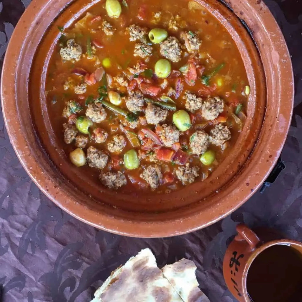 Meatball Tajine at Kasbah du Toubkal