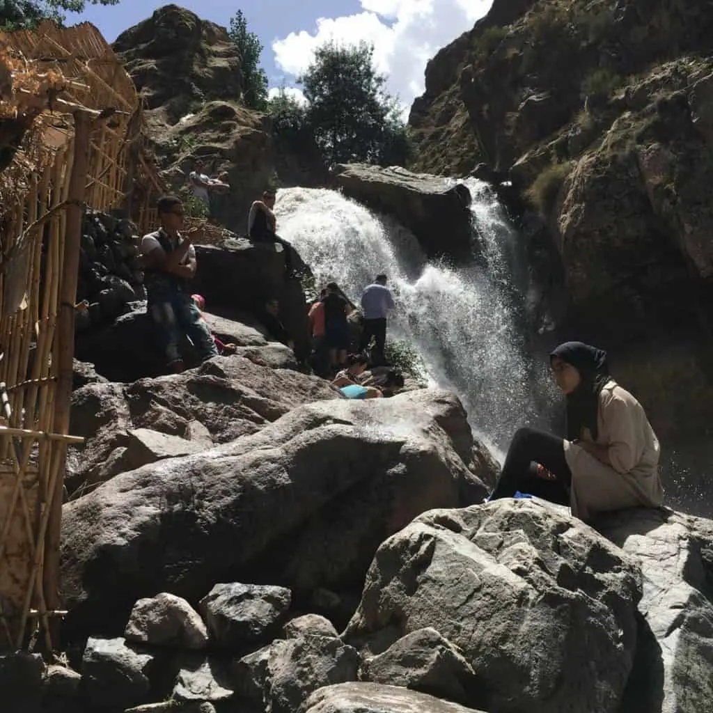Waterfall in Imlil Morocco