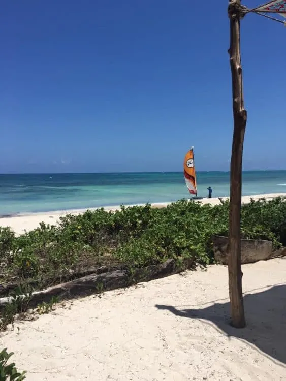 Kite Surfing on Diani Beach Kenya