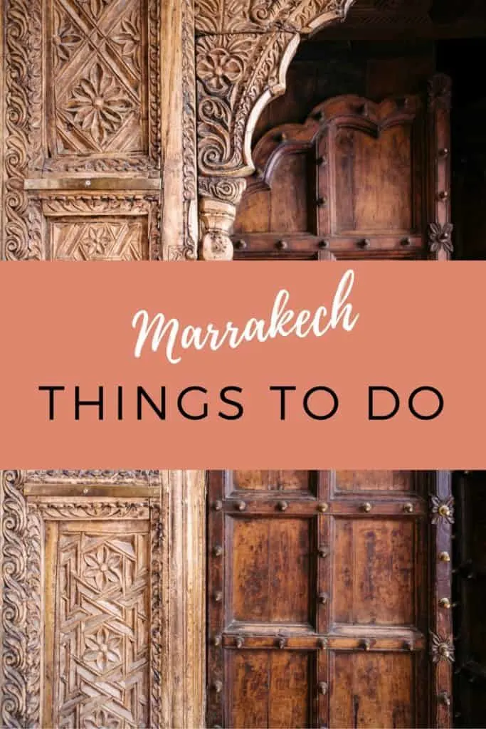 Things to do in Marrakech