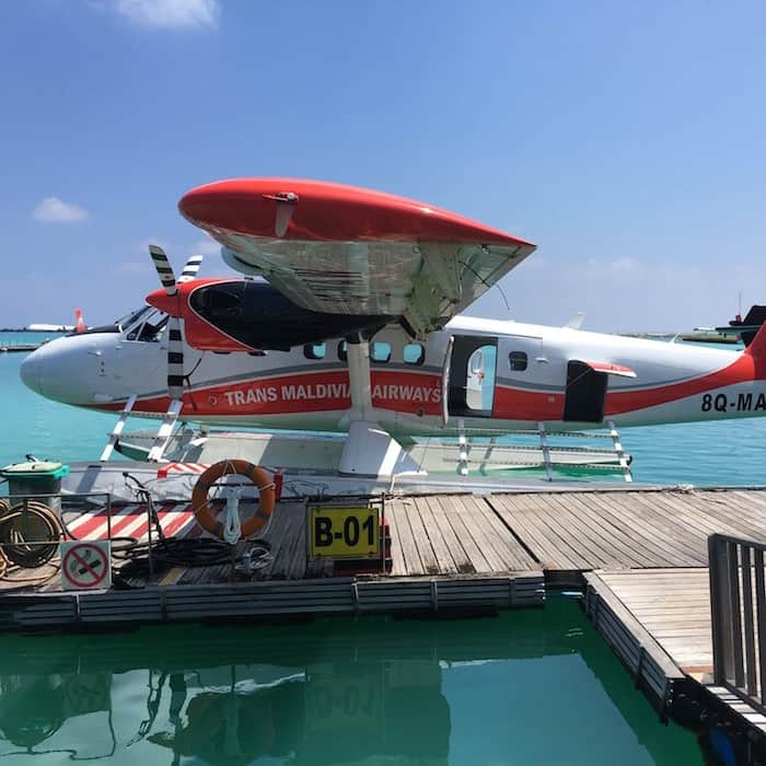 Seaplane in the Maldives