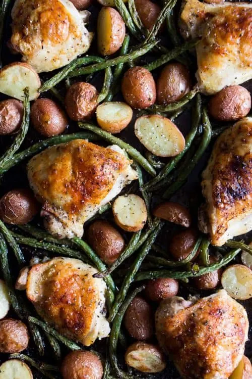 Sheet Pan Chicken and Potato Dinner