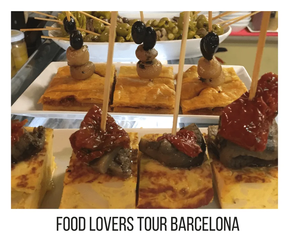 food lovers tour when traveling to barcelona