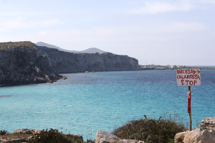 Cala Rosa in Favignana Sicily