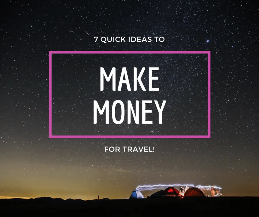 make more money to travel!