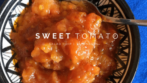 Moroccan Sweet Tomato Salad