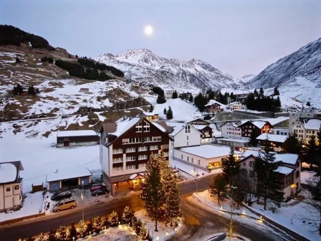 Andermatt, Switzerland for a guaranteed white Christmas