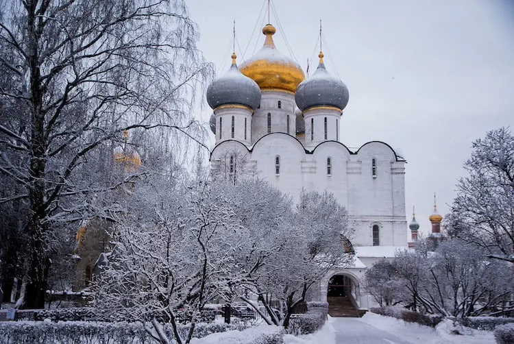 Moscow Russia for a Guaranteed White Christmas