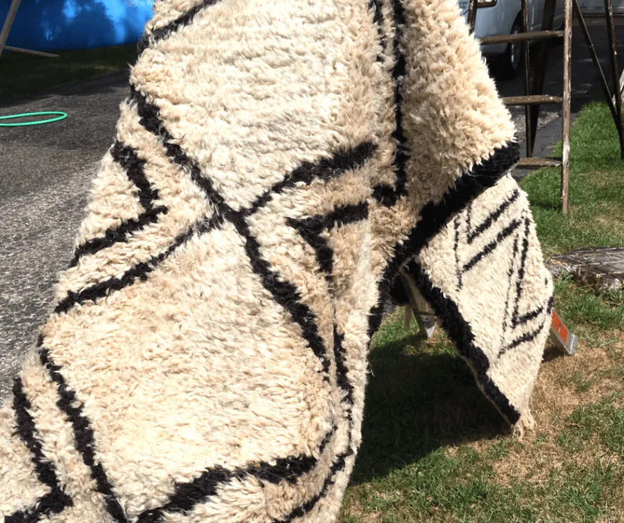 Cleaning a Moroccan Rug- Let the Rug Dry in the Sun