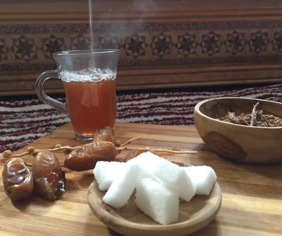 Moroccan Spiced Khunjul Tea