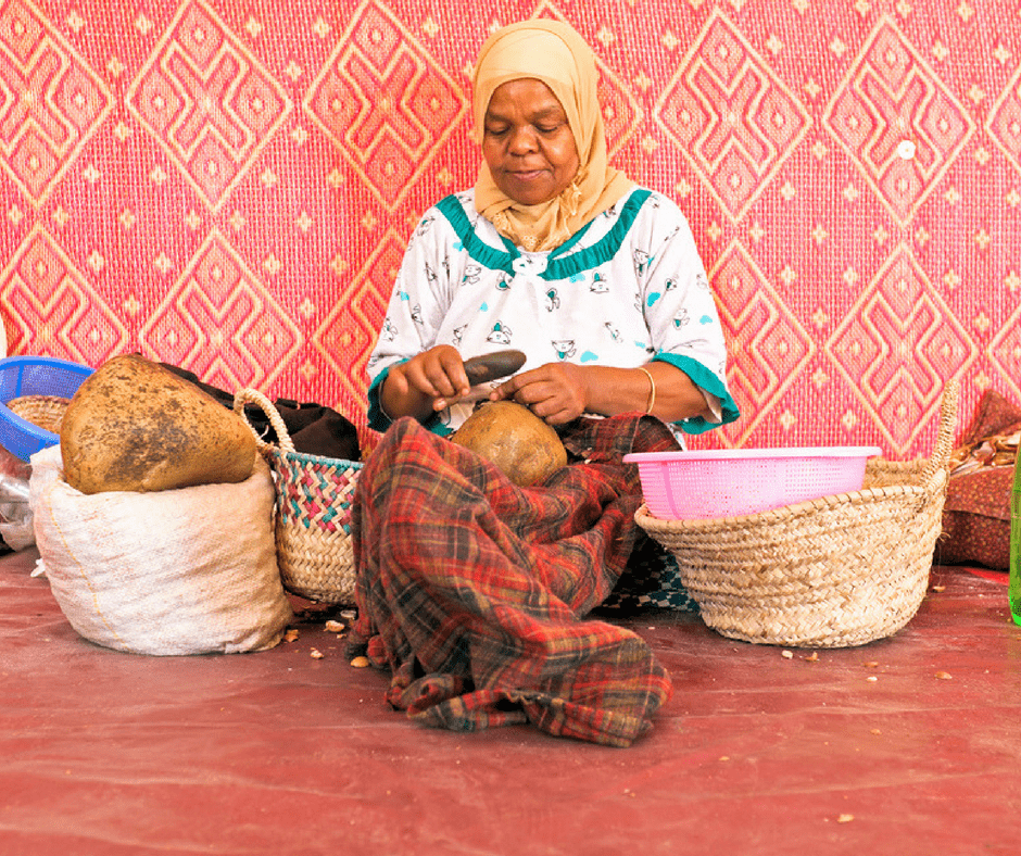 Making Argan Morocco in October