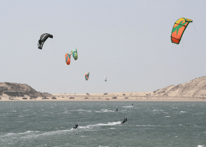 Kite Surfing in the Dakhla Lagoon