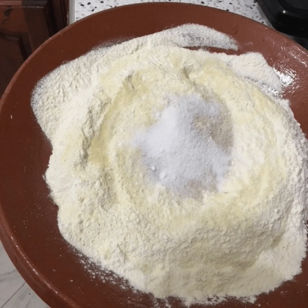 Mixture of Flour and Semolina