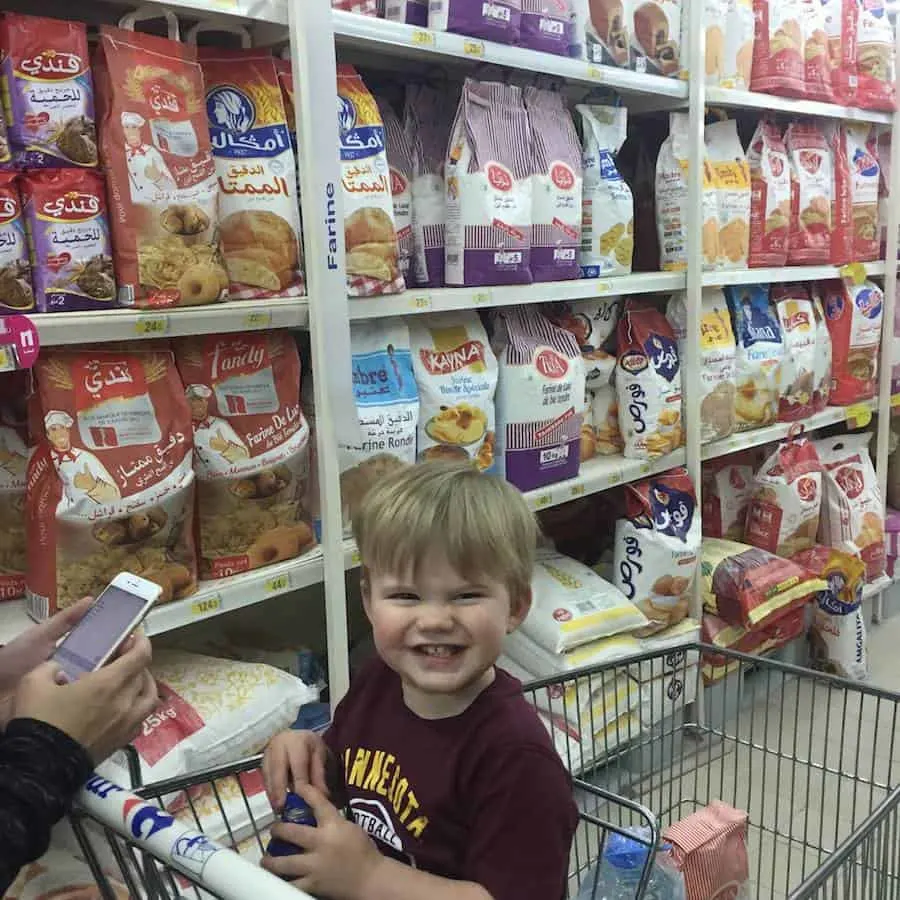 Morocco with Toddler_Grocery Shopping