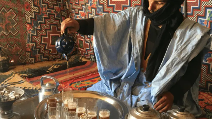 Saharawi Tea Ceremony in Western Sahara