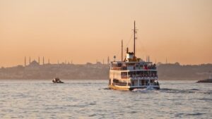 Ferry on the Bosporous Istanbul