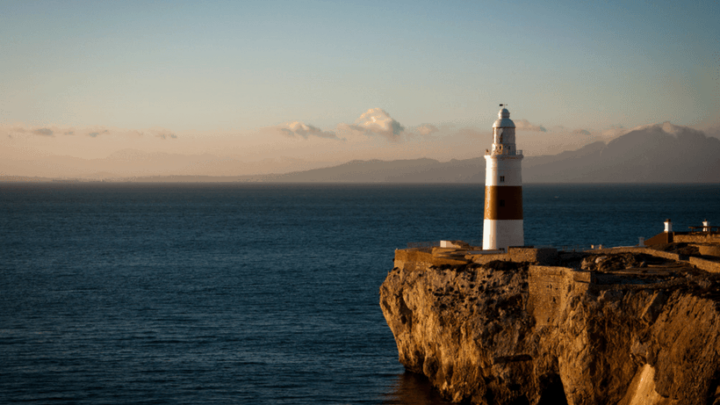 Lighthouse in Tangier Morocco