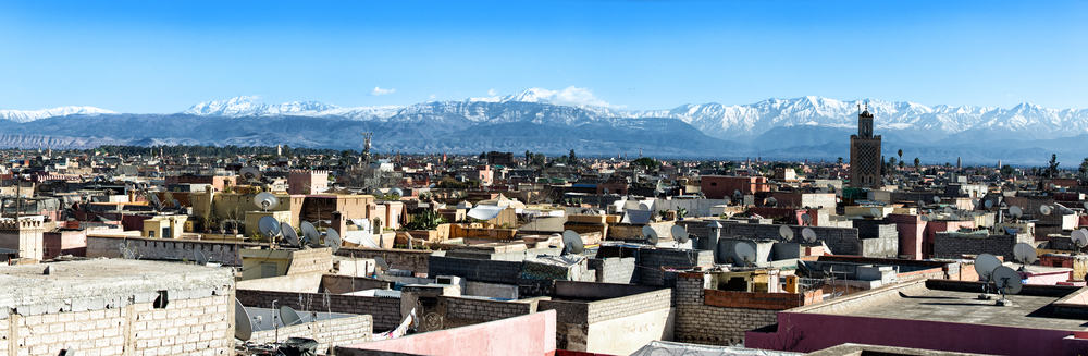 Winter Mountains in Marrakech High Atlas Mountains