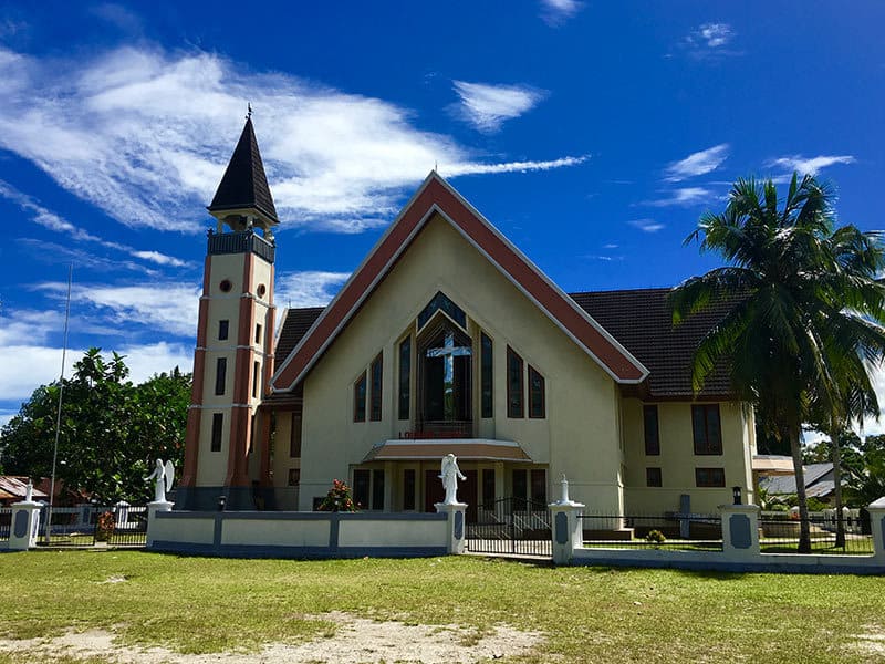 Louhata Damai Church on Saparua Island