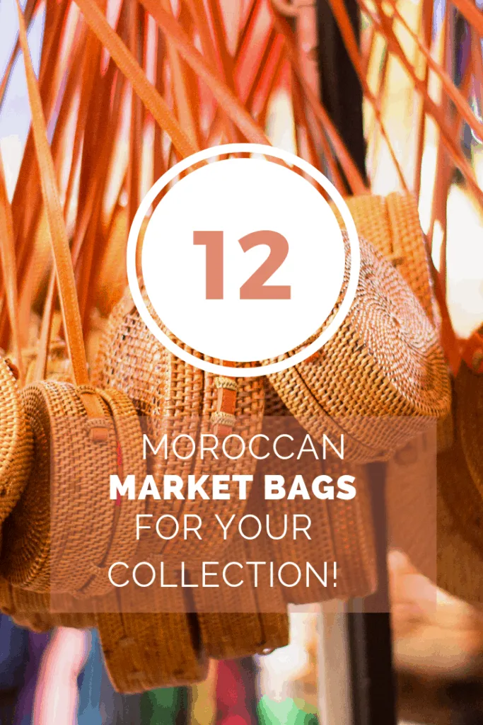 Moroccan Straw Bag Leather Handles Flamingo Design – Cosy Marrakech
