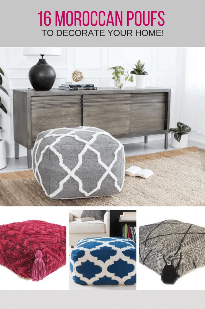 3 façons de remplir un pouf marocain - Morocco Home