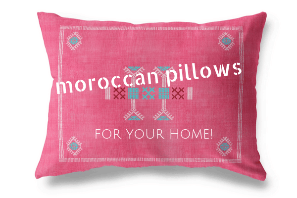 Moroccan pillows of your home