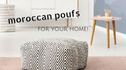 Moroccan Poufs to Add a Pop of Morocco to Your Home