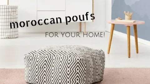 Moroccan Poufs to Add a Pop of Morocco to Your Home