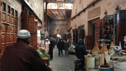 Riads in the Marrakech Mellah area