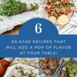 Collage of Za'atar Recipes