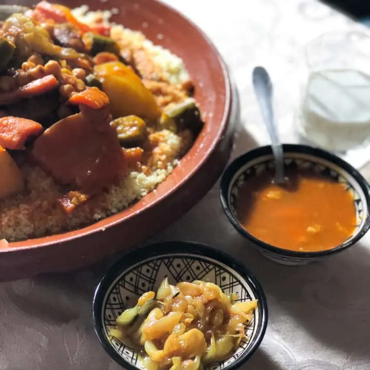 Moroccan Seven Vegetable Couscous