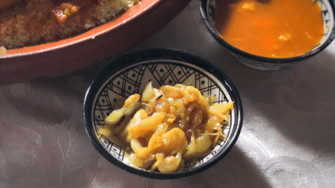 How to Make Couscous Tfaya Topping