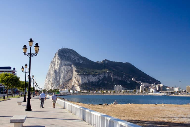 Guide To Using Ferries Between Morocco And Spain   Lamp Posts Leading To Gibraltar 768x512 