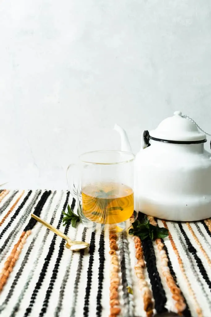 Glass of Moroccan Mint Tea