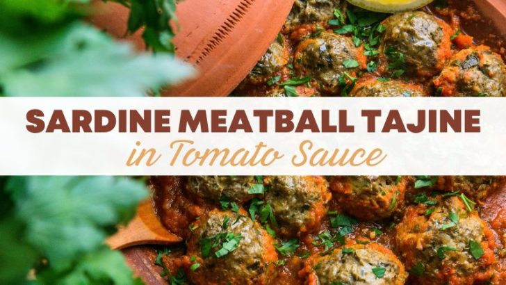 Simple Sardine Meatball Tajine in Tomato Sauce