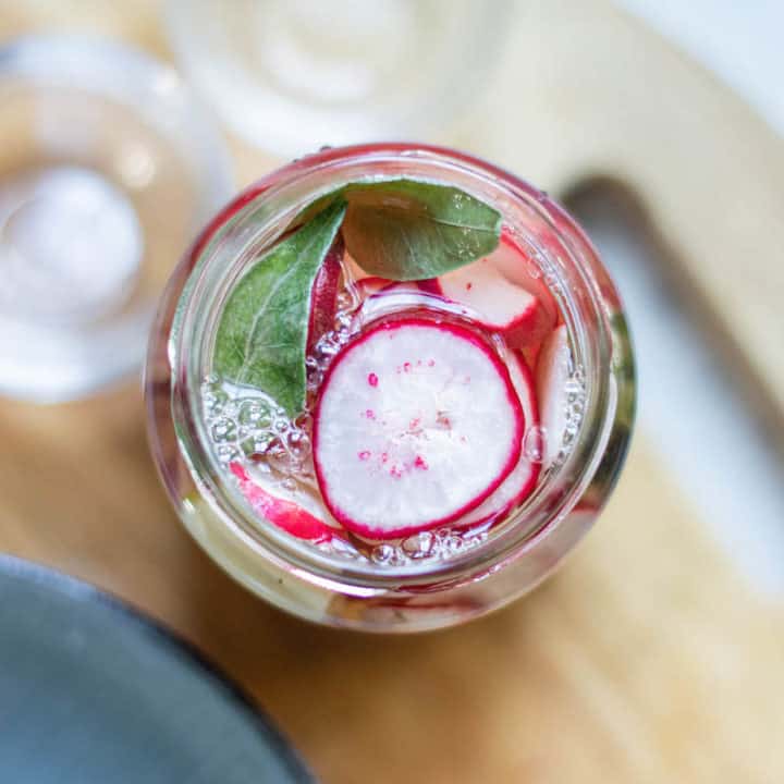 Middle Eastern Style Pickled Radish