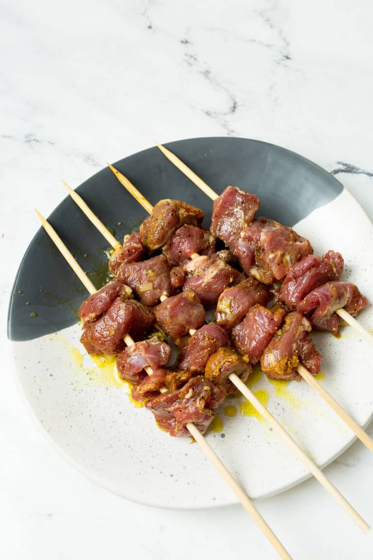 Moroccan Lamb Kebabs with Charmoula Seasoning MarocMama