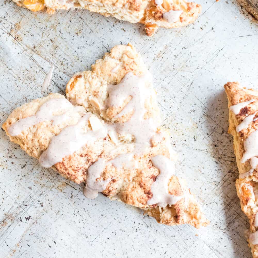 Sweet Cinnamon and Apricot Scones