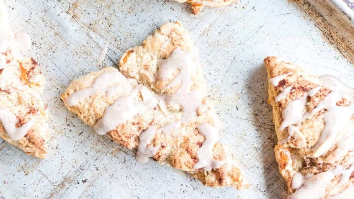 Sweet Cinnamon and Apricot Scones