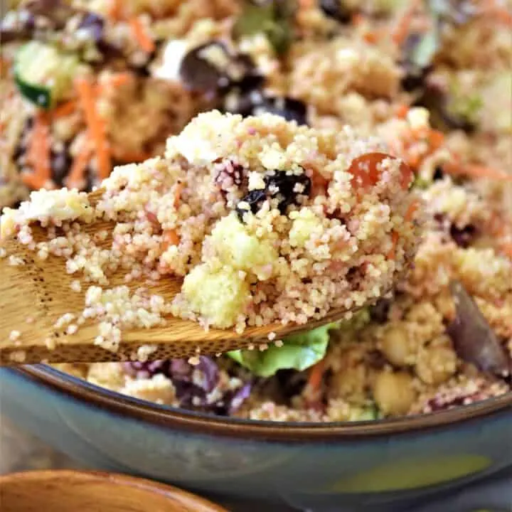 Moroccan Inspired Cold Couscous Salad