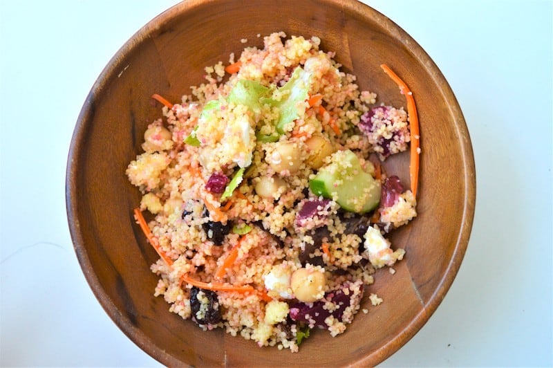 Moroccan Inspired Cold Couscous Salad