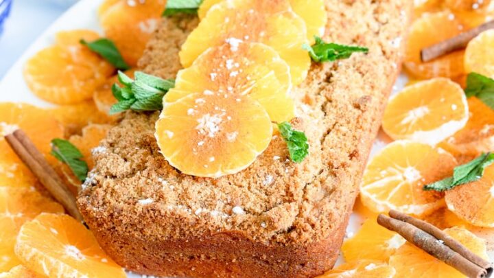 Moroccan Orange and Cinnamon Crumb Cake