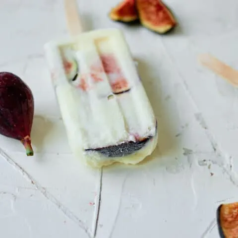Fresh Fig and Ricotta Popsicle